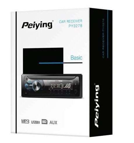 Peiying PY3278 Automagnetola / Bluetooth / USB / SD / AUX / RADIO / Melna цена и информация | Autoraadiod, multimeedia | hansapost.ee