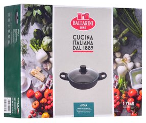 Сковорода Ballarini Avola, глубокая с 2 ручками, титан, 28 см 75002-923-0 цена и информация | Cковородки | hansapost.ee