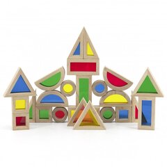 Деревянные кубики Viga, 24 шт цена и информация | Развивающие игрушки для детей | hansapost.ee