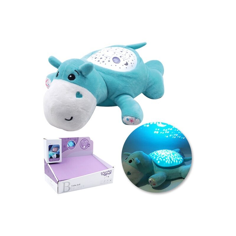 WOOPIE kaisuprojektor 2in1 Sleeper Hippo hind ja info |  Pehmed mänguasjad ja kaisukad | hansapost.ee