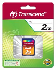 Mälukaart Transcend SD 2GB hind ja info | Fotoaparaatide mälukaardid | hansapost.ee