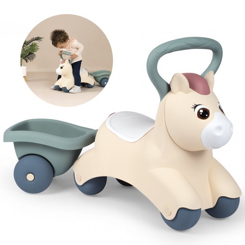 Smoby Little First Baby Pony koos haagisega цена и информация | Mänguasjad poistele | hansapost.ee