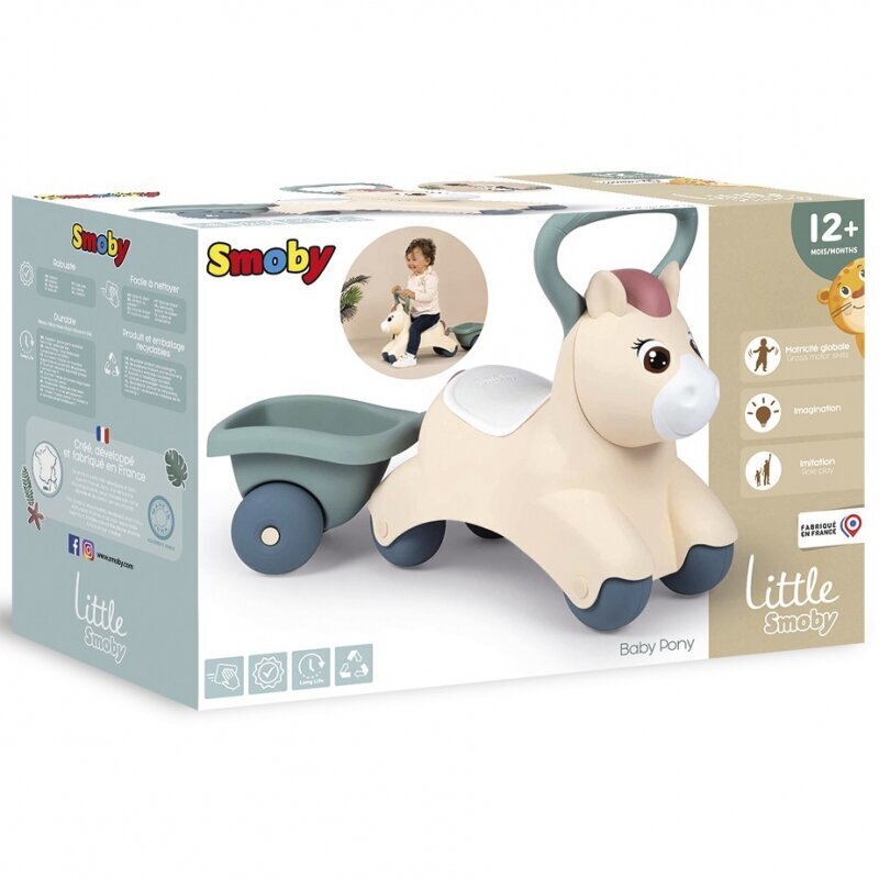 Smoby Little First Baby Pony koos haagisega hind ja info | Mänguasjad poistele | hansapost.ee