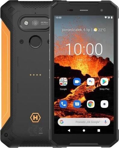 Hammer Explorer Plus 4/64GB Dual SIM Black/Orange hind ja info | Telefonid | hansapost.ee