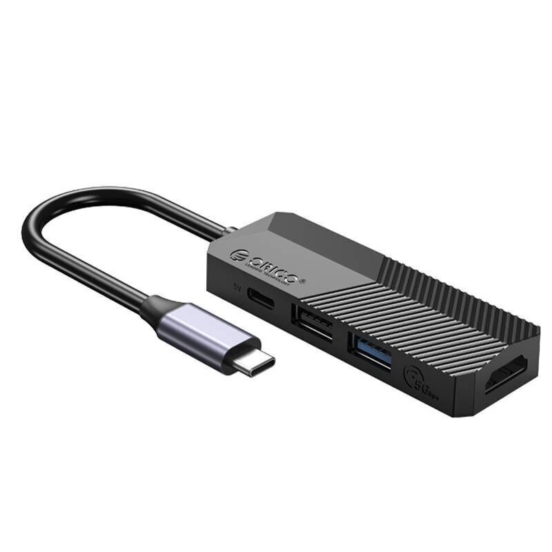Adapter Orico ORC102, 2xUSB, HDMI, USB-C hind ja info | USB adapterid ja jagajad | hansapost.ee