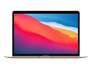 Apple MacBook Air 13" M1 8C CPU, 7C 8/256GB Gold RUS MGND3RU/A цена и информация | Apple Ноутбуки, аксессуары | hansapost.ee