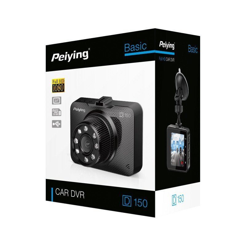 Peiying D150 Basic Auto videosalvesti hind ja info | Pardakaamerad ja auto videokaamerad | hansapost.ee