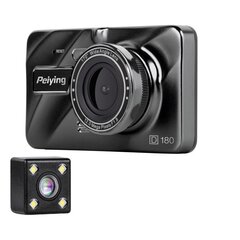 Peiying D180 Автомобильный видеорегистратор + камера заднего вида цена и информация | Видеорегистраторы | hansapost.ee