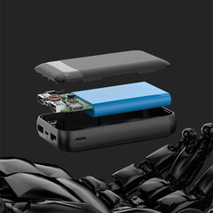 Dudao Portable 10000mAh USB Power Bank Black (K3Pro mini) (Black) hind ja info | Akupangad | hansapost.ee