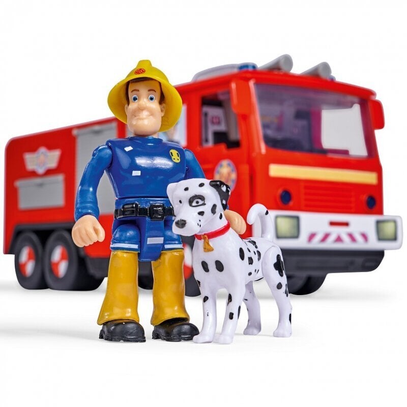 Fireman Sam Tuletõrjuja Sam Jupiter tuletõrjeauto koos 2 figuuriga цена и информация | Mänguasjad poistele | hansapost.ee