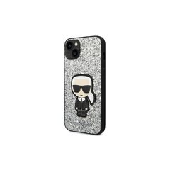 Karl Lagerfeld Glitter Flakes Ikonik - iPhone 14 Pro Max 6,7 , hall hind ja info | Telefonide kaitsekaaned ja -ümbrised | hansapost.ee