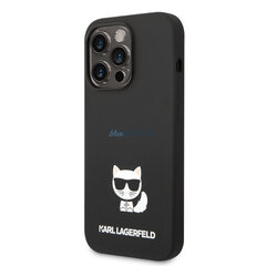 Karl Lagerfeld Choupette Body - iPhone 14 Pro 6,1 , must цена и информация | Чехлы для телефонов | hansapost.ee