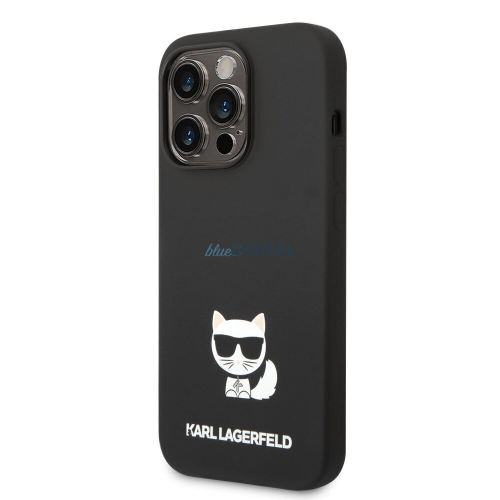 Karl Lagerfeld Choupette Body - iPhone 14 Pro 6,1 , must цена и информация | Telefonide kaitsekaaned ja -ümbrised | hansapost.ee