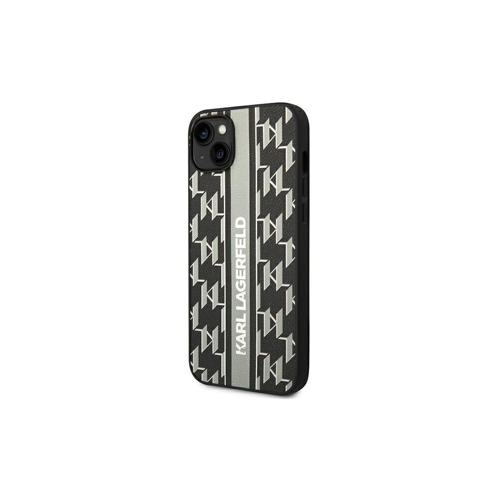 Karl Lagerfeld Monogram - iPhone 14 Plus 6,7, hall hind ja info | Telefonide kaitsekaaned ja -ümbrised | hansapost.ee