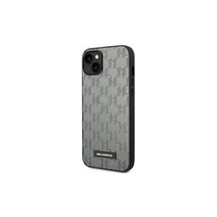 Karl Lagerfeld Saffiano - iPhone 14 6,1, hall цена и информация | Чехлы для телефонов | hansapost.ee