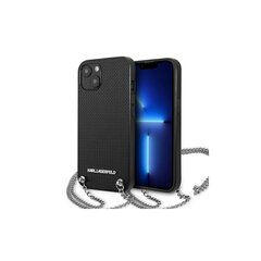 Karl Lagerfeld - iPhone 13 Mini , must hind ja info | Telefonide kaitsekaaned ja -ümbrised | hansapost.ee