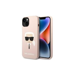 Karl Lagerfeld - iPhone 14 6,1, roosa hind ja info | Telefonide kaitsekaaned ja -ümbrised | hansapost.ee