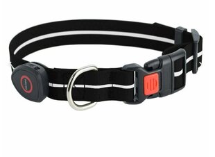 Valgustatud LED koera kaelarihm - signaalikelder MT7115 (must) hind ja info | Täpsustamata Lemmikloomatarbed | hansapost.ee