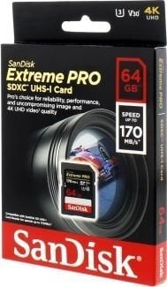 SanDisk Extreme Pro SDXC UHS-I 64 GB цена и информация | Fotoaparaatide mälukaardid | hansapost.ee