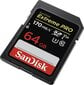 SanDisk Extreme Pro SDXC UHS-I 64 GB цена и информация | Fotoaparaatide mälukaardid | hansapost.ee