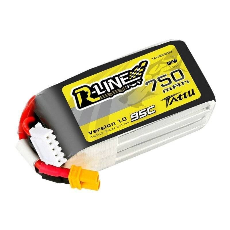 Tattu baterija Gens Ace R-Line 750MAH 14,8V 95C 4S1P XT30 цена и информация | Autoakud | hansapost.ee