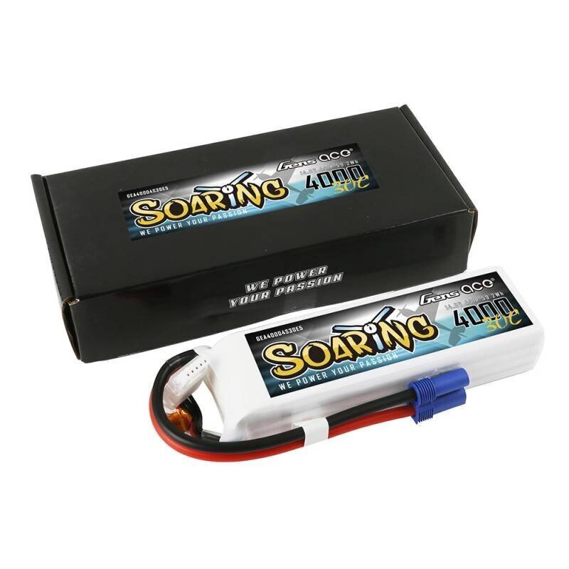 Gens Ace baterija Soaring LiPo 4000mAh 14.8V 4S1P цена и информация | Autoakud | hansapost.ee