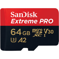 SanDisk Extreme MicroSDXC 512 GB 190/130 MB/S UHS-I U3 (SDSQXAV-512G-GN6MA) цена и информация | Карты памяти | hansapost.ee