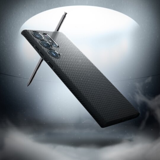 Case SPIGEN Liquid Air ACS05614 for Samsung Galaxy S23 Ultra - Matte Black hind ja info | Telefonide kaitsekaaned ja -ümbrised | hansapost.ee