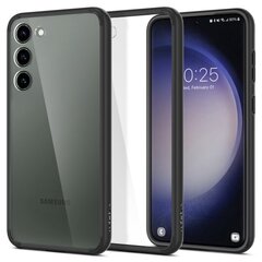 Case SPIGEN Ultra Hybrid ACS05669 for Samsung Galaxy S23 Plus - Matte Black hind ja info | Telefonide kaitsekaaned ja -ümbrised | hansapost.ee
