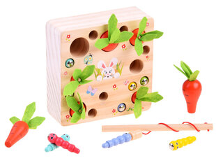 Деревянная игра - Морковка и рабочие цена и информация | Развивающие игрушки для детей | hansapost.ee