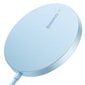 Baseus Simple Mini3 Magnetic Wireless Charger 15W (Blue) цена и информация | Laadijad mobiiltelefonidele | hansapost.ee