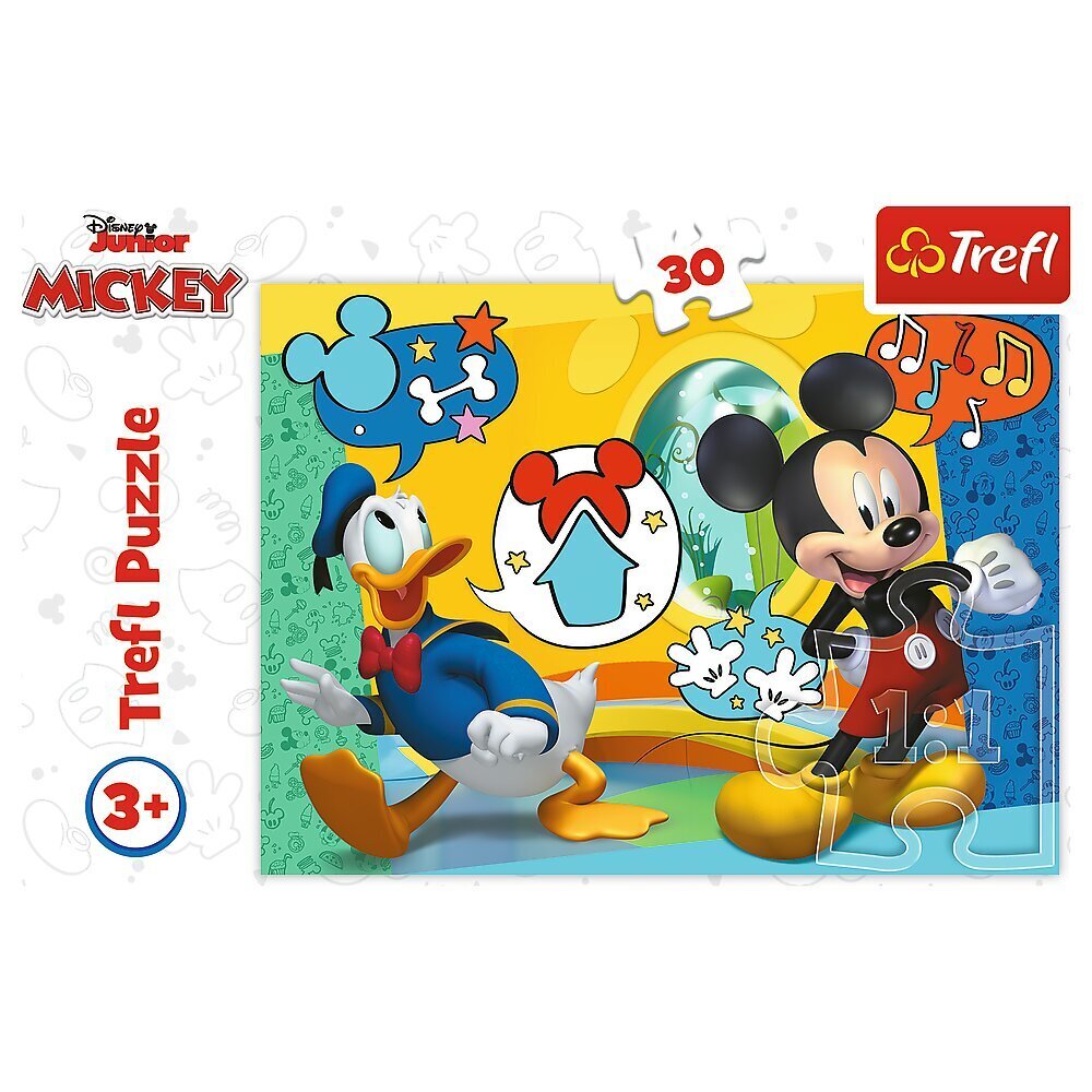 Pusle hiirega Mickey Trefl Disney, 30 tk цена и информация | Pusled lastele ja täiskasvanutele | hansapost.ee