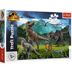 Puslekomplekt Trefl Jurassic World (Jurassic Park), 100 tk hind ja info | Pusled lastele ja täiskasvanutele | hansapost.ee