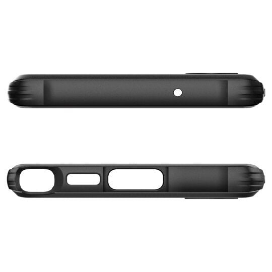 Case SPIGEN Rugged Armor ACS05613 for Samsung Galaxy S23 Ultra - Matte Black hind ja info | Telefonide kaitsekaaned ja -ümbrised | hansapost.ee