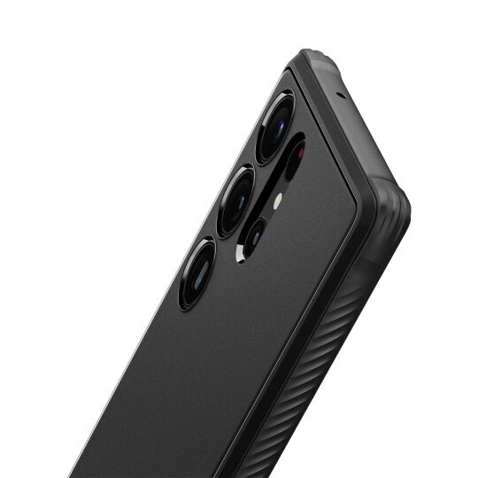 Case SPIGEN Rugged Armor ACS05613 for Samsung Galaxy S23 Ultra - Matte Black hind ja info | Telefonide kaitsekaaned ja -ümbrised | hansapost.ee