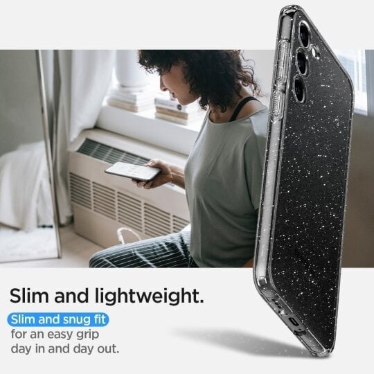 Case SPIGEN Liquid Crystal ACS05664 for Samsung Galaxy S23 Plus - Glitter Crystal цена и информация | Telefonide kaitsekaaned ja -ümbrised | hansapost.ee