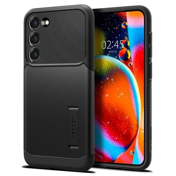 Spigen Slim Armor - Samsung S23+ S916, must цена и информация | Telefonide kaitsekaaned ja -ümbrised | hansapost.ee