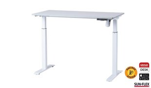 Регулируемый по высоте стол SUN-FLEX® EASYDESK ELITE, белый цена и информация | Компьютерные, письменные столы | hansapost.ee
