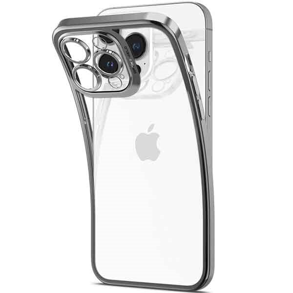 Spigen Optik Armor iPhone 14 Pro chrome grey ACS04979 hind ja info | Telefonide kaitsekaaned ja -ümbrised | hansapost.ee