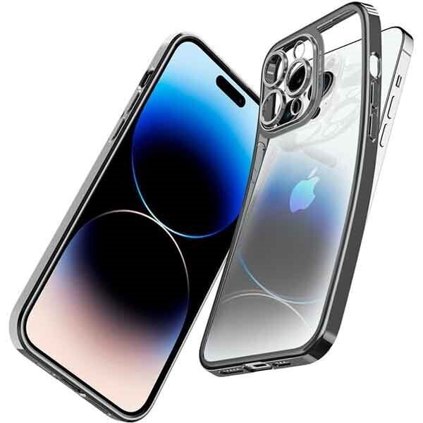 Spigen Optik Armor iPhone 14 Pro chrome grey ACS04979 цена и информация | Telefonide kaitsekaaned ja -ümbrised | hansapost.ee