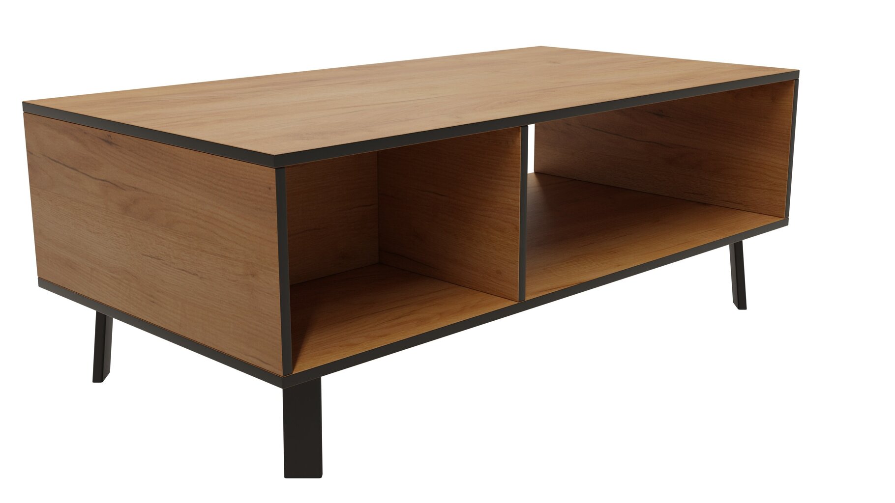 Diivanilaud ADRK Furniture Lofton Craft, pruun цена и информация | Diivanilauad | hansapost.ee