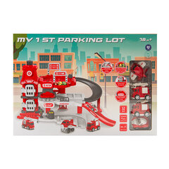 Kolmekorruseline tuletõrjerada tarvikutega Smiki, 6674256 hind ja info | Beebide mänguasjad | hansapost.ee