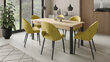 Köögimööbli komplekt ADRK Furniture 82 Rodos, roheline/pruun цена и информация | Söögilauakomplektid | hansapost.ee