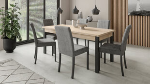 Кухонный гарнитур ADRK Furniture 81 Rodos, серый/коричневый цена и информация | Комплекты мебели для столовой | hansapost.ee