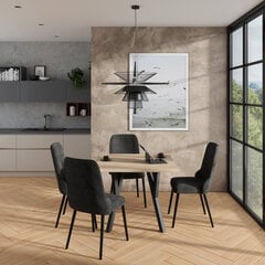 Стул ADRK Furniture 83 Rodos, черный цена и информация | Стулья для кухни и столовой | hansapost.ee