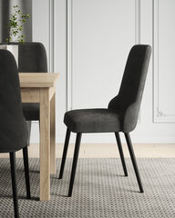 Стул ADRK Furniture 83 Rodos, черный цена и информация | Стулья для кухни и столовой | hansapost.ee