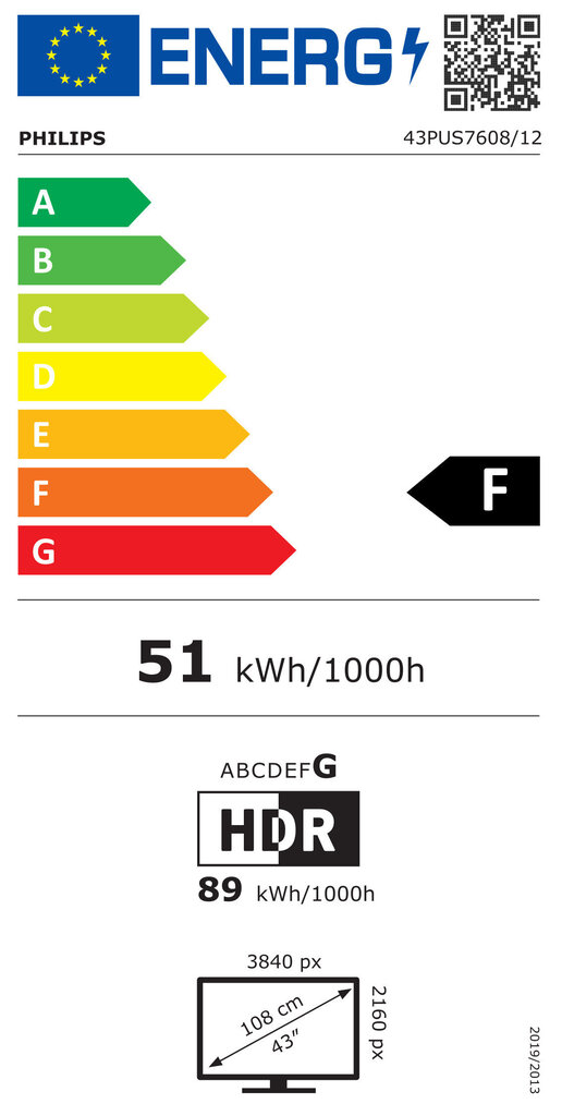 Philips 43PUS7608/12 hind ja info | Televiisorid | hansapost.ee