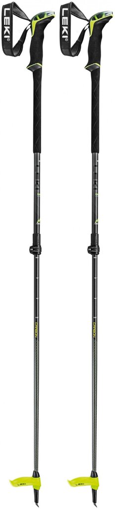 Mäesuusakepid Leki Guide Lite 2, 105-150 cm, must цена и информация | Mäesuusakepid | hansapost.ee