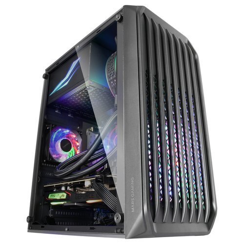 Korpus Mars Gaming MC-S2 PC Case mATX / FRGB / Window / Mesh price and information | Arvutikorpused | hansapost.ee