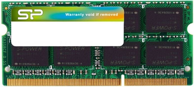 Silicon Power - DDR3 SODIMM 4GB/1600 CL11 Low Voltage цена и информация | Operatiivmälu | hansapost.ee